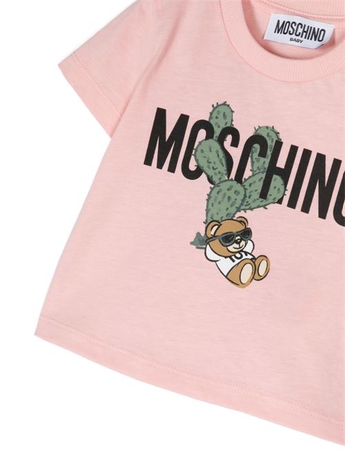 t-shirt bambina manica corta MOSCHINO BABY | MXM032LAA0250209